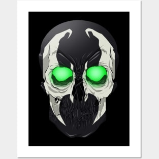 Demon Spawn Skull Posters and Art